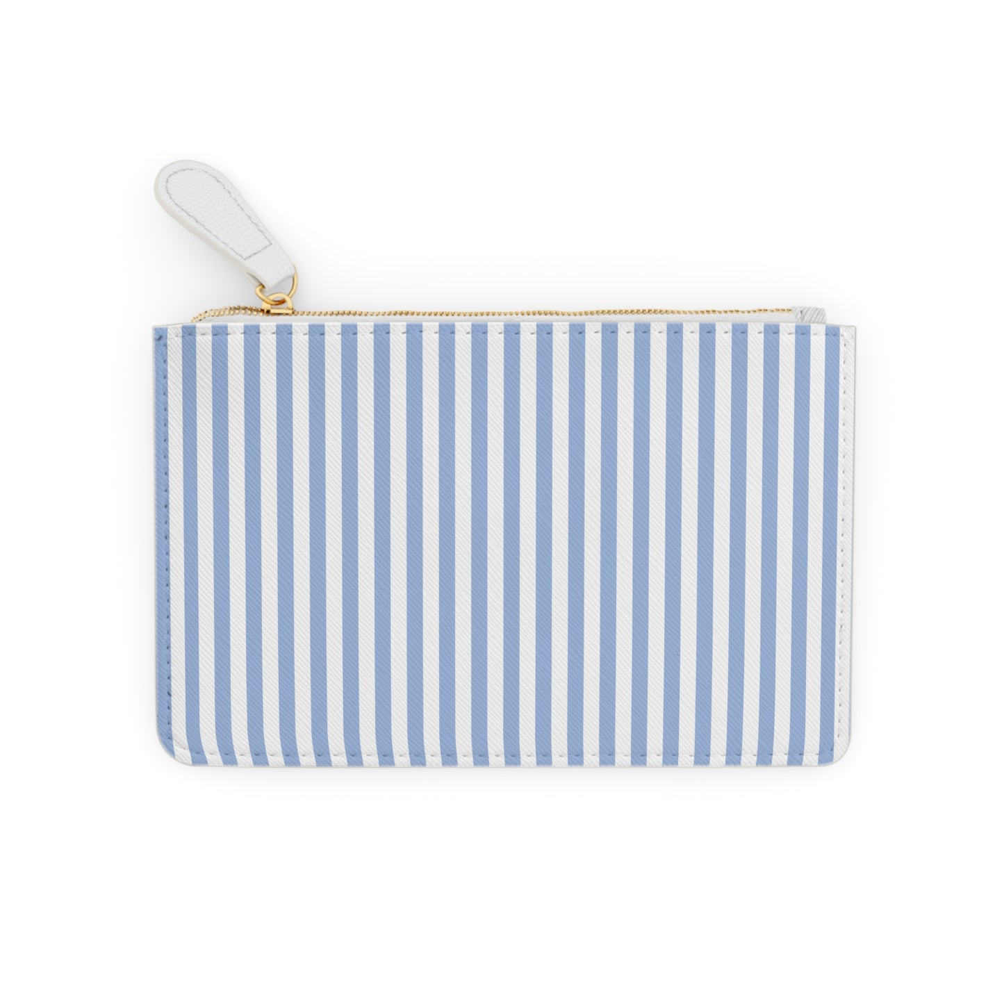 Blue Stripe Mini Clutch