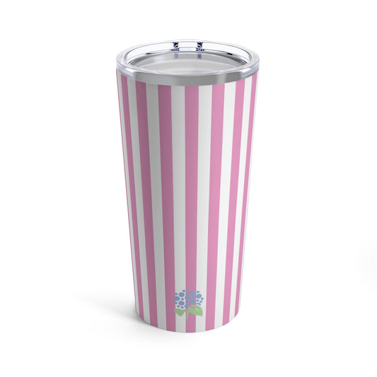 Pink Stripe Tumbler