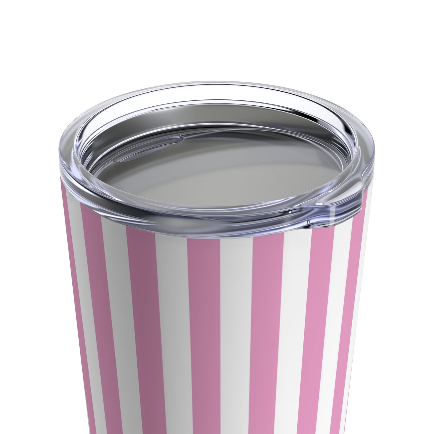 Pink Stripe Tumbler