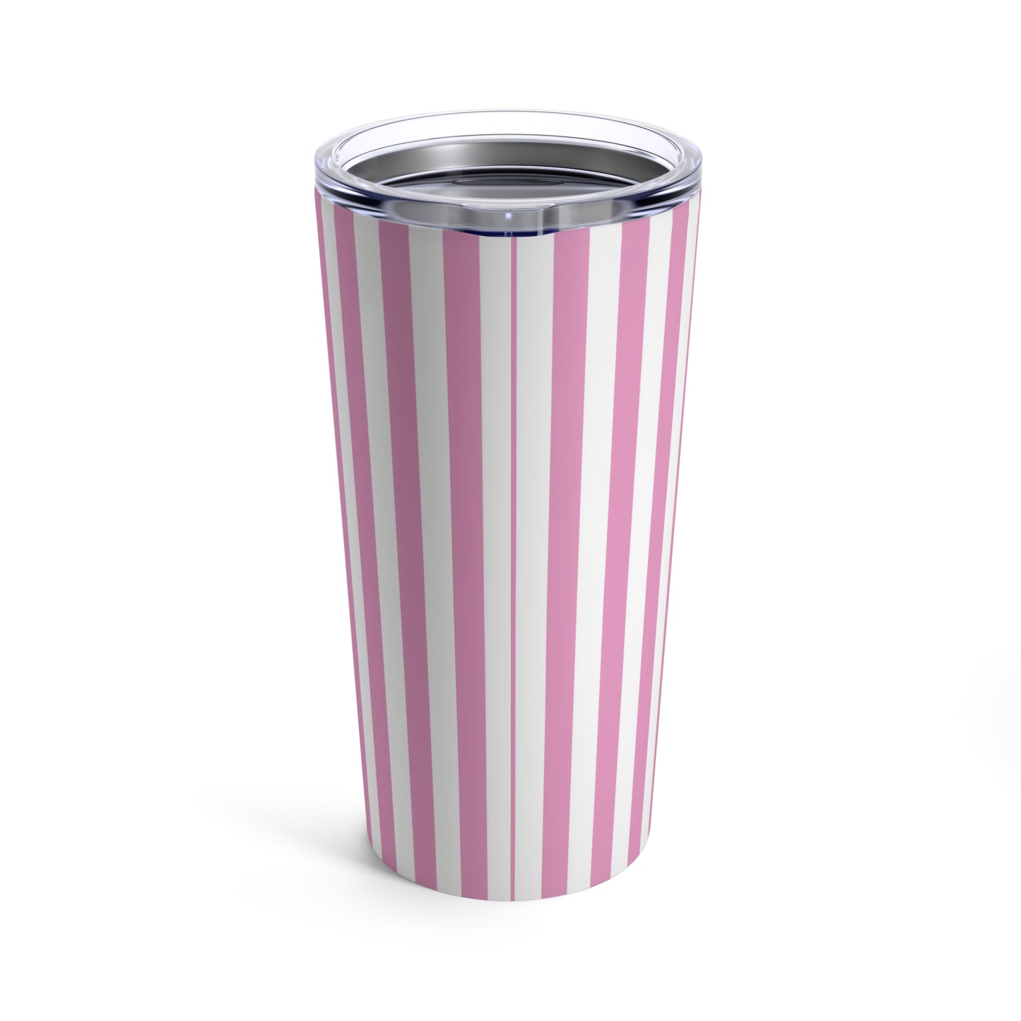 Pink Stripe Tumbler